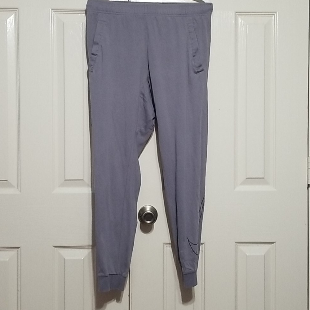 Nike grey sweat pants DRI-FIT gray small